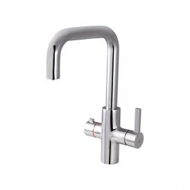 شیرآلات  مجهز به سیستم بویلر (سیستم عملکردی بویلر این محصول توانایی به جوش آوردن  آب را دارد و در تمامی ساعات آب جوش آماده استفاده است.)  حجم بویلر: 1500CC  دارای چراغ وضعیت جهت زمان و میزان استفاده از آب جوش  آبفشان  دو راهه شرکت نئوپرل (Neoperl) که خروج آب شهری و آب جوش را کاملا مجزا می کند.  شیلنگ پیسوار  Ultra-Flex  دارای دو کارتریج ازشرکت‎‌های Kerox  و Sedal  تیپ بویلر طراحی شده Open Type است و سیستم عملکردی None Pressure (بدون فشار) میباشد و دارای ایمنی صد در صد از نظر ترکیدن و .... است.  میزان مصرف انرژی 25 وات بر ساعت معادل یک لامپ کم مصرف است.  دارای شیلنگ سیلیکونی Food Grade  دارای قفل دستگیره در سمت آب جوش جهت بالابردن ایمنی در حین مصرف  مجهز به اتصال مستقیم به دستگاه تصفیه خانگی و همچنین یک فیلتر اختصاصی اضافه قابل تعویض در صورت استفاده از آب شهری به صورت مستقیم