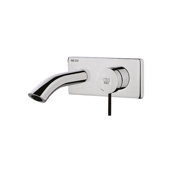 روشویی زو توکار  شیر روشویی توکار یک تکه زو  دارای دستگیره و آبریز و صفحه خارجی  آبفشان Neoperl-Cache M24  صفحه آب بندی داخلی &nbsp;