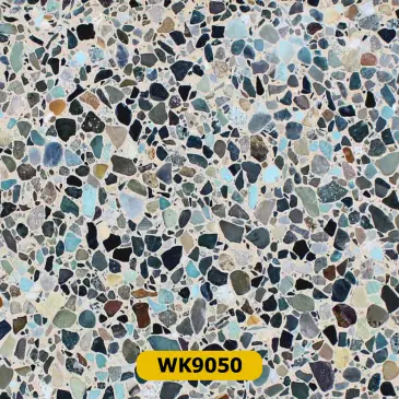 واش بتن آنتیک دانه الوان بازمینه سفید